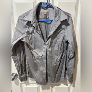 Banana Republic gray Non-Iron Shirt size 8